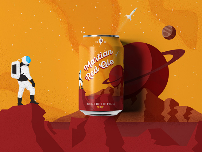 Martian Red Ale spac...