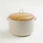 日式餐具|骨瓷|炖盅|创意和风|炖罐|带盖|迷你简约餐具|纯白系列的图片