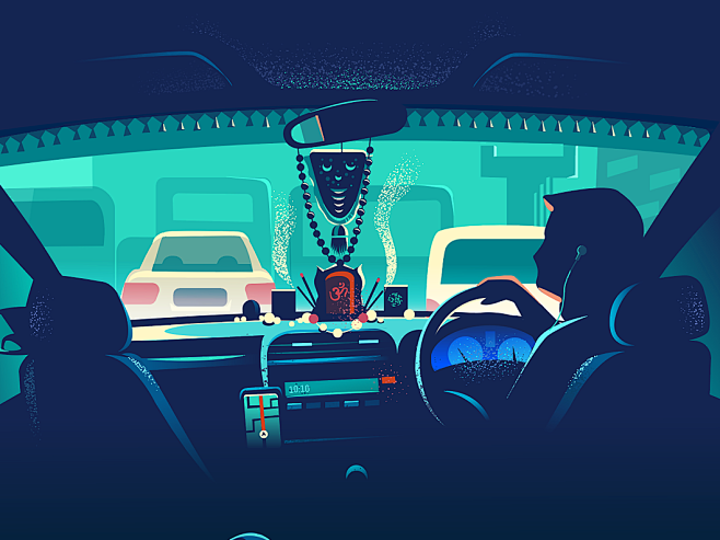 Dribbble taxi cab ri...