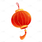 中国风春节灯笼元素贴纸