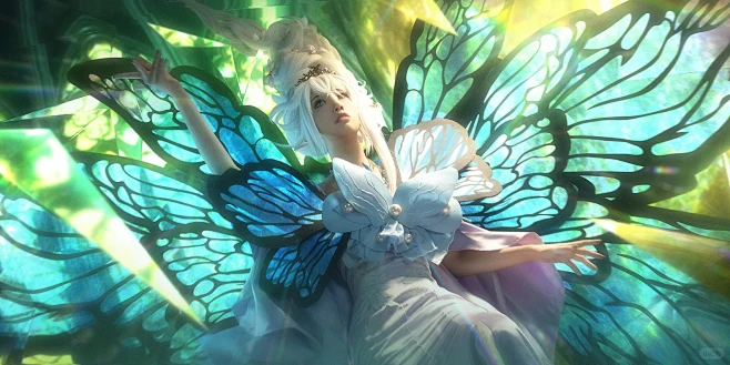 COSPLAY｜FF14最终幻想14妖灵王提坦妮娅