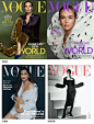 VOGUE 2022全球九月刊封面合辑 ️️️

有遵循“Fashion's New World”时尚未来式的命题作业，有自顾自的美丽就好，美国版威后Serena Williams坐镇，英法版分别由老牌超模Linda Evangelista和Kate Moss出镜，西班牙版有女演员Penélope Cruz，我们则是群模封… 看看你最喜欢哪一张封面？ ​​​​