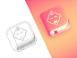 Pregnancy Diary app icon.
Tried to balance between skeuomorph and flat :)
The app you can check on my Behance