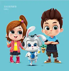 高端仿3D2维2D超立体卡通形象公司吉祥物公仔设计logo表情包定制-淘宝网