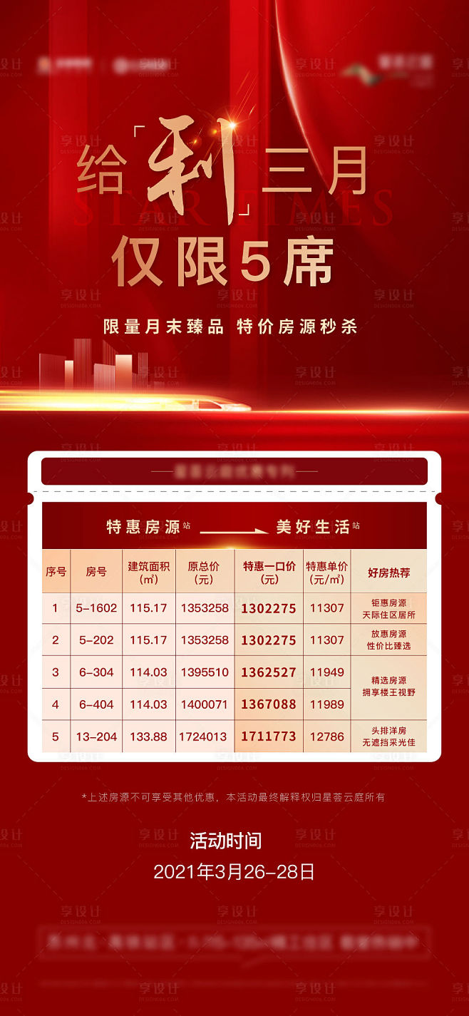 特价房刷屏PSD+AI广告设计素材海报模...