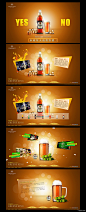 啤酒web界面设计 - 图翼网(TUYIYI.COM) - 优秀APP设计师联盟