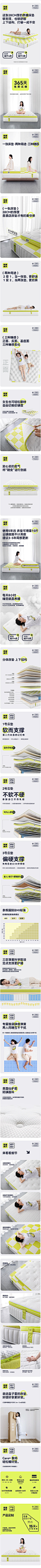 芭蕉果 分体式弹簧床垫乳胶席梦思椰棕垫软硬垫家用品牌 养腰魔方-tmall