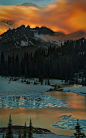 Sunset at Tipsoo lake by Aman Anuraj
