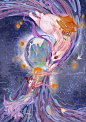 山海经系列之讹兽祈福_四夕宇辉__插画师作品_涂鸦王国gracg.com