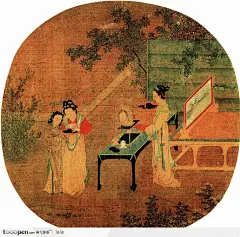宫女打扮图
