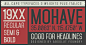 Mohave Free Font