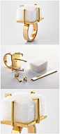 Meret Oppenheim 'sugar' Ring  > www.samaryounes.com < For more inspiration follow me on IG: THEGYPSETTER