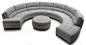 Pavoncello Rotunda, 3-Piece Round Sectional contemporary sectional sofas