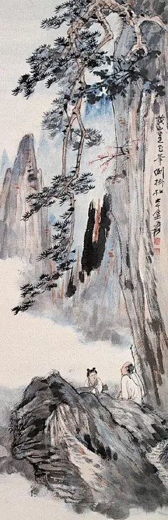 张大千仿石涛精品之作！张大千作为中国现代最著名的国画大师、画坛巨擎，饮誉海内外，被推崇为中国画“五百年来第一人”。可是这样一位艺术巨匠，竟是仿摹名作、绘制赝品的高手。而且他成名之初，被人们称奇的不是创作的作品，而是他摹仿明末清初画家石涛而作的赝品。他自嘲地说自己是个用纸用笔的骗子