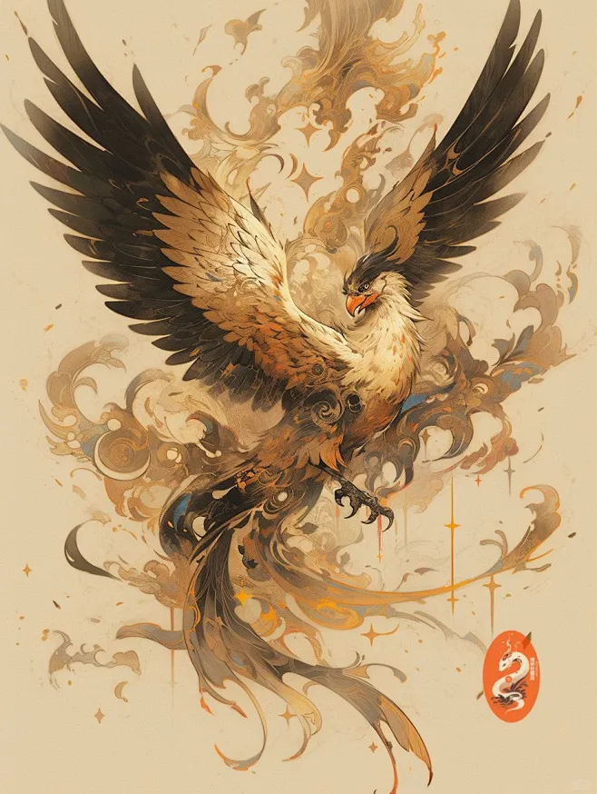 【山海经：金乌】 - 小红书-花瓣网