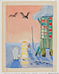 芬兰画家Tove Jansson的姆明系列手稿。