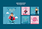 Free PSD | 11.11 singles day instagram posts collection