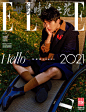 刘昊然登上《ELLE》杂志一月刊封面，摄影：刘颂 ​​​​