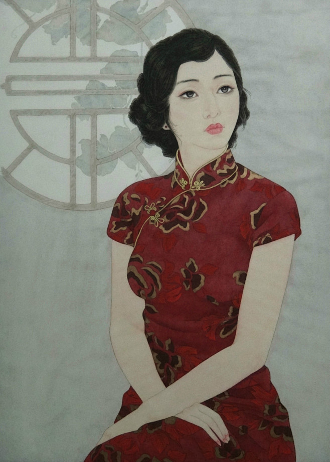 民国风美女