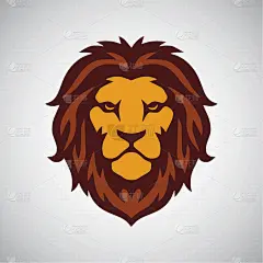 狮子,模板,品牌名称,吉祥物,动物头,野生动物,哺乳纲,动物