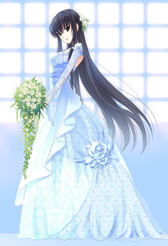 动漫の婚纱