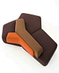 The Energy of Africa in the Rift Sofa by  Patricia Urquiola - Moroso