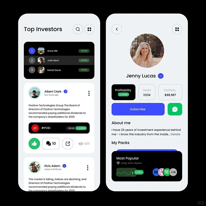 灵感推荐｜一组国外移动应用UI UX设计-花瓣网