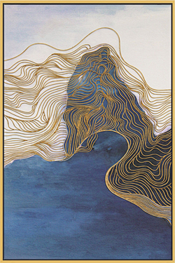 抽象金线装饰画素材帖子图限制只有500k以内所可能不清晰需要清晰的