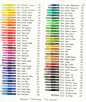 Color Chart Inktense by ~JanKov on deviantART