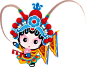 国粹京剧，国粹宝贝，Q版京剧，动漫，卡通，高清大图