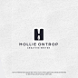 Letter H logo with a fountain pen for its negative space. Design by dnasman for a freelance copywriter. #branding #logo #writer #freelancecopywriter
