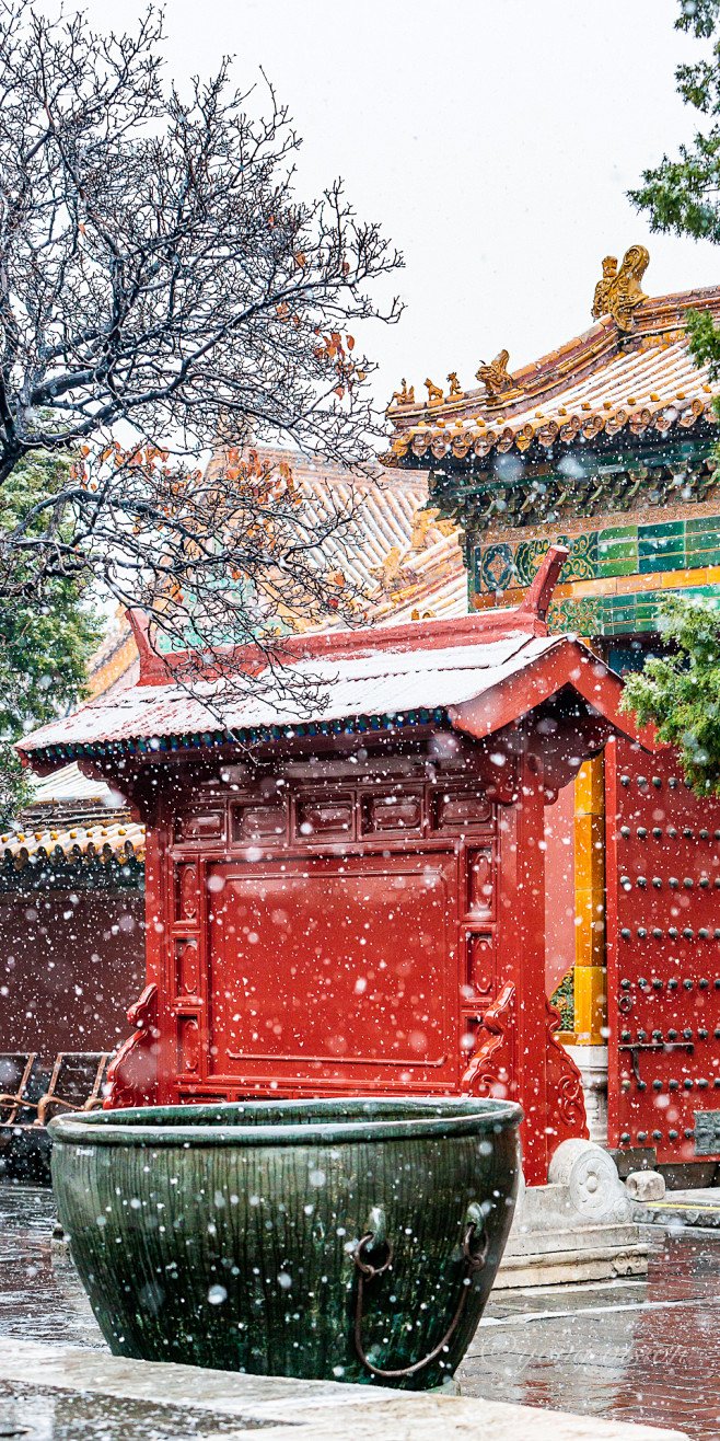 初雪的乾清宫