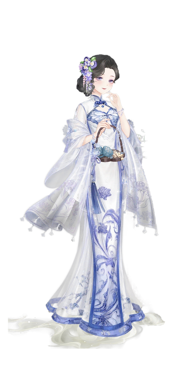 奇迹暖暖素材   青花瓷