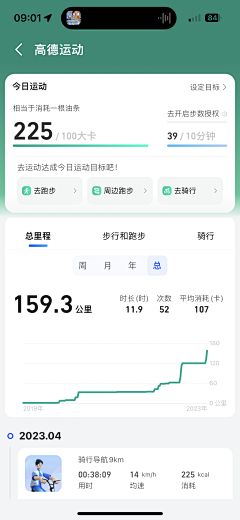 刘二斗的刘采集到APP_运动类