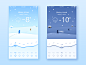 Weather App Inspiration — May 2017 – Collect UI Design, UI / UX Inspiration Blog – Medium : We’ve curated the best weather application designs on Dribbble for your inspiration.