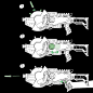 Amazon.com: NERF Zombie Strike Ghoulgrinder Blaster -- Rotating 10-Dart Wheel, 10 Official Zombie Strike Elite Darts -- for Kids, Teens, Adults: Toys & Games
