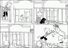《三毛流浪记》黑白连环画-漫画人生_哲理漫画