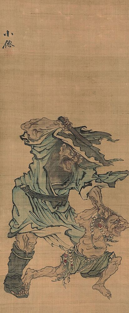 吴伟(1459-1508)，明代著名画家，字次翁，又字士英、鲁夫、号小仙。江夏(今湖北武汉)人，画院待诏，孝宗时授锦衣卫百户及赐