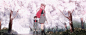 anime, anime girl, and flower图片
