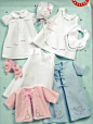 SEWING PATTERN Vintage 1952 Style Baby Layette Clothes Bonnet Bib Booties Kimono : US $6.98 New in Crafts, Sewing & Fabric, Sewing
