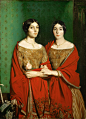 Théodore Chassériau -- The Painter’s Two Sisters Adele and Genevieve Chassériau