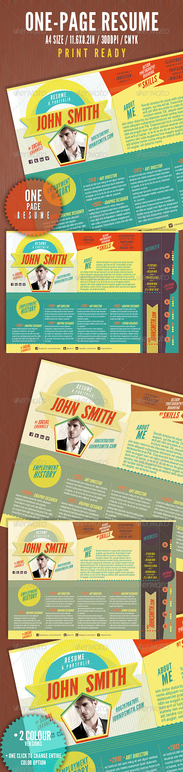 The One Page Resume ...