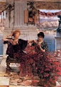 【转载】英国画家劳伦斯·阿尔玛-塔德玛（Lawrence <wbr>Alma-Tadema）作品欣赏