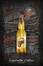 SOL Beer 太阳啤酒的粉笔标志画字体//Jac 设计圈 展示 设计时代网-Powered by thinkdo3