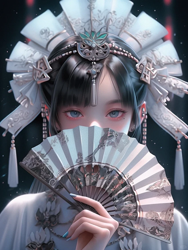 AI绘画丨赛博国风（附关键词）