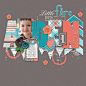 Digital: Little Fire - #scrapbook #layout