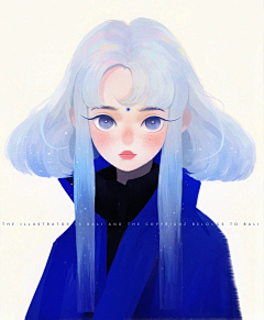 印象主义的喵采集到人物各风格插画