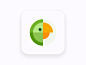 Parradar. Daily UI #005 branding bird search parrot interaction radar challenge ios icon dailyui005 logo designdrug mobile nift dailyui app animation