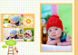 快乐成长baby儿童相册排版设计
