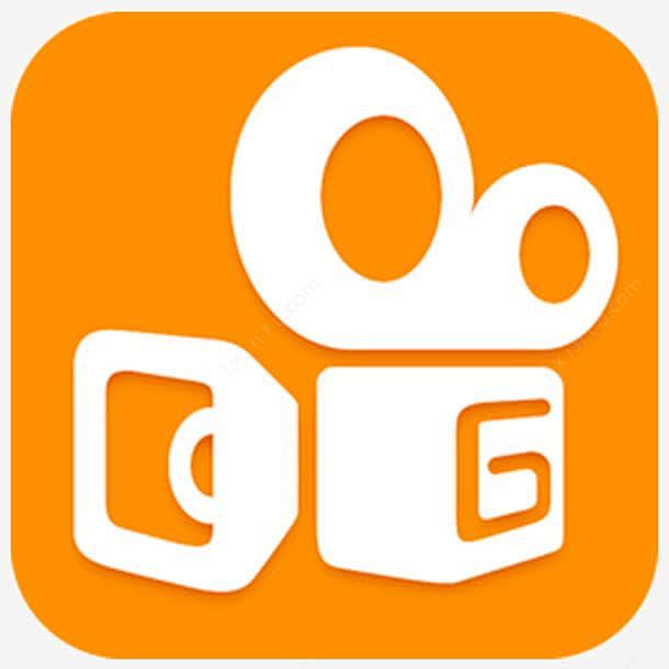 黄色快手直播logo图图标 页面网页 平...